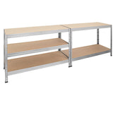 AR Shelving 16 x 35 x 71 5- Shelf Galvanized Boltless Fiberboard Shelving WS-243feztr18s502kh