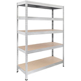 AR Shelving 16 x 35 x 71 5- Shelf Galvanized Boltless Fiberboard Shelving WS-243feztr18s502kh