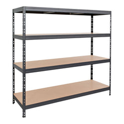 AR Shelving Garage Series 35 x 35 x 71 4- Shelf Boltless Fiberboard Shelving WS-243khitr18s403