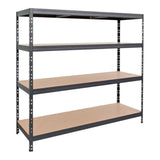 AR Shelving Garage Series 35 x 35 x 71 4- Shelf Boltless Fiberboard Shelving WS-243khitr18s403