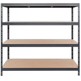 AR Shelving 20 x 71 x 71 NSF 4- Shelf Galvanized Boltless Rivet Wire Shelving WS-243tr18s406khkfd9t