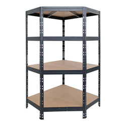 AR Shelving 20 x 39 x 71 5- Shelf Galvanized Boltless Fiberboard Shelving WS-243tr18s414khe