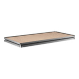 Lavex 18 x 36 Black Particle Board Shelves 4- Shelf Boltless Shelving 4/ Case WS-257b1836z5pbbs
