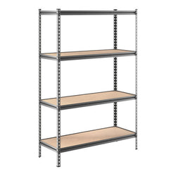 Lavex 24 x 48 Black Particle Board Shelves 5- Shelf Boltless Shelving 5/ Case WS-257b184872z4pbk