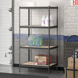 AR Shelving 24 x 71 x 71 4- Shelf Boltless Rivet Fiberboard Shelving Unit WS-257b2436z4pbbs