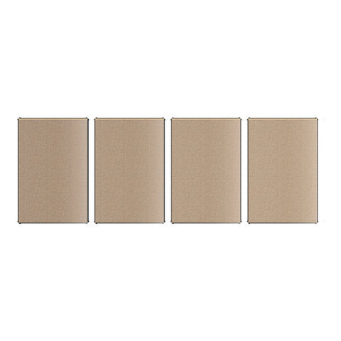 AR Shelving 24 x 71 x 71 4- Shelf Boltless Rivet Fiberboard Shelving Unit WS-257b2436z4pbbs