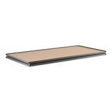 Lavex 18 x 36 Black Particle Board Shelves 5- Shelf Boltless Shelving 5/ Case WS-257b2448z5pbbs