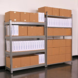 Hallowell Hi- Tech 12 36 87 Gray Standing 5- Shelf Shelving, 5500lb capacity WS-39au0207809