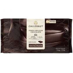 Callebaut Recipe 811 Dark Chocolate Block 11 lb. WS-409C811132