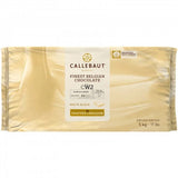 Callebaut Recipe CW2 White Chocolate Block 11 lb. WS-409CW2C132