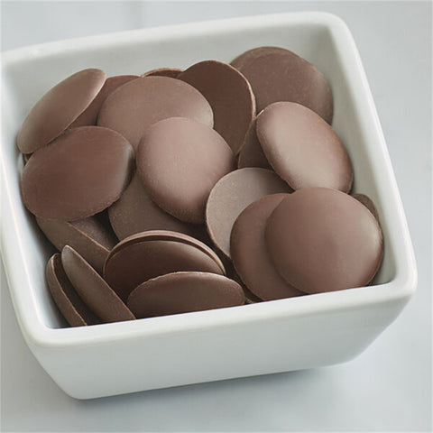 Guittard 6.6 lb. La Nuit Noire 55% Semi-Sweet Wafers WS-409G3550C26