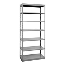 Hallowell Hi- DuraTech 36 12 87 Steel 8- Shelf Through Shelving DT5513- 12HG WS-434dt551212hg