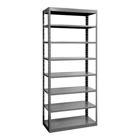 Hallowell Hi- DuraTech 48 12 87 Steel 7- Shelf Through Shelving DT5712- 12HG WS-434dt551312hg