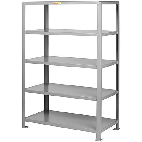 Tennsco Z- Line 24 x 72 x 96 Medium Grey 5- Shelf Rack Steel Shelving 722496- WS-5SH-3660-72