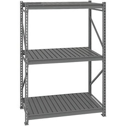 Tennsco 24 x 48 x 72 Medium Grey Bulk Storage Rack Wire Decking 482472WS- WS-BU-482484CS-MGY