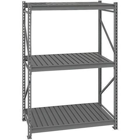 Tennsco 24 x 48 x 72 Medium Grey Bulk Storage Rack Wire Decking 482472WS- WS-BU-482484CS-MGY