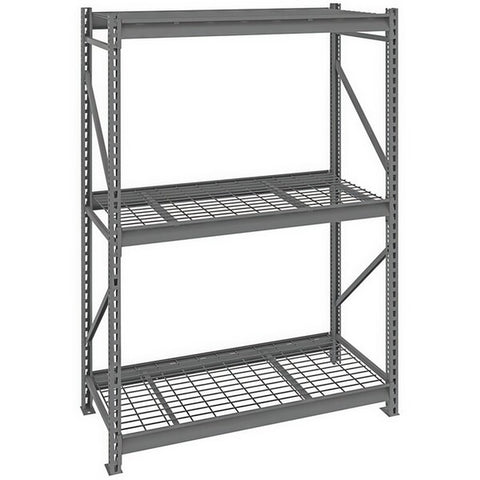 Tennsco 24 x 48 x 84 Medium Grey Storage Rack Particleboard Decking 482484PS- WS-BU-482484WS-MGY