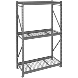 Tennsco 36 x 48 x 120 Medium Grey Storage Rack Corrugated Decking 4836120CS- WS-BU-482496WS-MGY