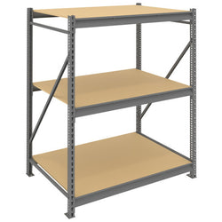 Tennsco 36 x 48 x 72 Medium Grey Bulk Storage Rack Wire Decking 483672WS- WS-BU-483672PS-MGY