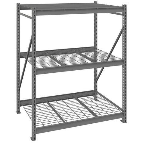 Tennsco 36 x 48 x 84 Medium Grey Storage Rack Corrugated Decking 483684CS- WS-BU-483672WS-MGY