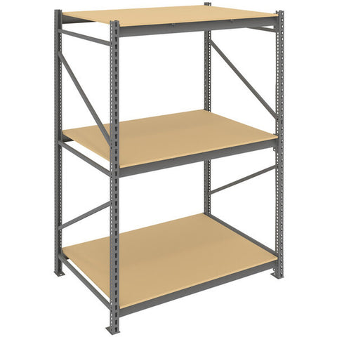 Tennsco 36 x 48 x 84 Medium Grey Bulk Storage Rack Wire Decking 483684WS- WS-BU-483684PS-MGY