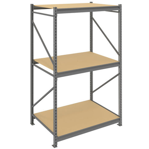 Tennsco 36 x 48 x 96 Medium Grey Bulk Storage Rack Wire Decking 483696WS- WS-BU-483696PS-MGY