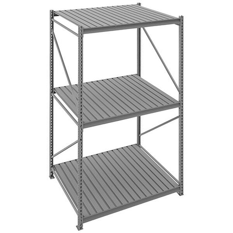 Tennsco 48 x 48 x 120 Grey Storage Rack Particleboard Decking 4848120PS- WS-BU-4848120CS-MGY