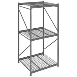 Tennsco 48 x 48 x 72 Medium Grey Storage Rack Corrugated Decking 484872CS- WS-BU-4848120WS-MGY