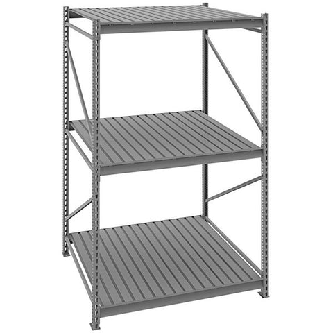 Tennsco 48 x 48 x 96 Medium Grey Storage Rack Particleboard Decking 484896PS- WS-BU-484896CS-MGY