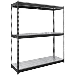 Hallowell Hi- Tech 12 x 36 Gray Medium- Duty Shelf for Free- Standing Shelving WS-DRHC483684-3S-E-ME