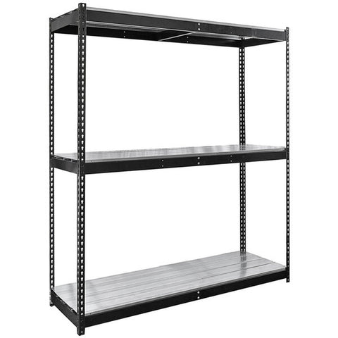 Hallowell 36 x 60 x 84 4- Shelf Boltless Shelving, Decking, 8000lb capacity WS-DRHC484884-3S-E-ME