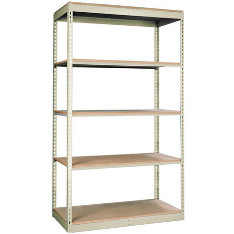 Hallowell 18 x 60 x 84 4- Shelf Boltless Shelving, Decking, 8000lb capacity WS-SRS362484-5SP