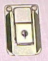 Brass Pad Lock hasp and keys 100019