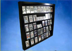 Black 50 Graded card Baseball card displays case will hold 50 graded baseball cards-1 100020