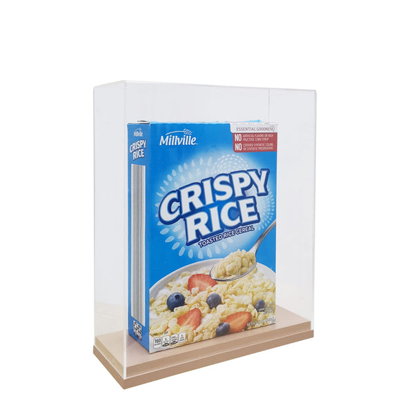 10.8x4x12.9" Acrylic Family Size Cereal Box Display Trophy Figurine Glorifier