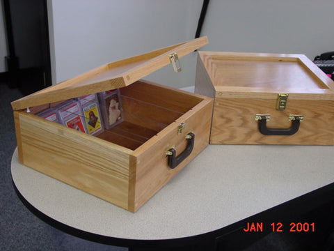 Oak Storage Case For baseball cards / Oak 100109