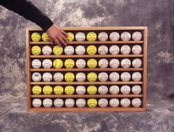 60 Baseball or Hockey Puck Display case 100128