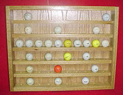 60 Golfball Display case 100132