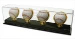 Four Baseball Gold Glove Display case 100136