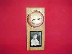 Baseball and card Plaque 100140