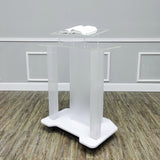 Acrylic Podium Wood Pulpit Large Lecterm for Church School Conference Plexiglass Events Hotel Party 10014
