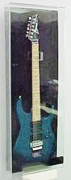 Acrylic guitar display case with Black Base 100143