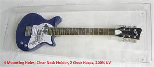 Horizontal Acrylic guitar display case 100147