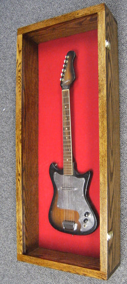 Wood guitar display case 2 100148