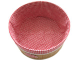 Laundry Hamper Bamboo Round Wicker Clothes Bin Basket Storage Bin Organizer Folding Basket 100202