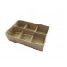 Set of 3 Laundry Hampers Bamboo Square Wicker Clothes Bin Baskets Storage Bin Organizers 100208