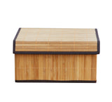 Set of 3 Laundry Hampers Bamboo Round Wicker Clothes Bin Baskets Storage Bin Organizers Folding Bask