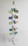 Greeting Card Rack Clear Plexiglass Spinner Retail Spin Rack DVD CD Book Stand