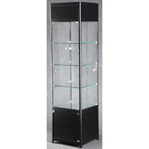 Square Lighted Tower Display Case 100280