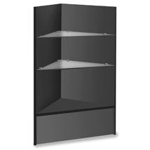 Corner Case With Glass Shelves 100309